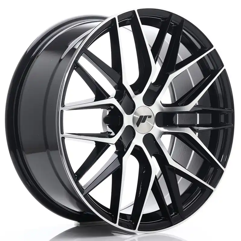 Janta aliaj 20″ JR Wheels JR28 20×8,5 ET20-40 5H BLANK Gloss Black Machined Face Ofertă specială