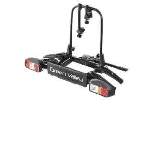 Livrare expres Suport 2 biciclete (3 cu adaptor) prindere pe carlig remorcare DISCOVERY GREEN VALLEY