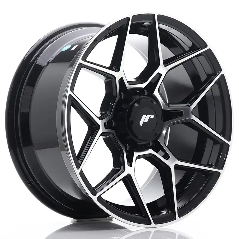 Janta aliaj 18″ JR Wheels JRX9 18×9 ET18 6×114.3 Gloss Black Machined Face Mai ieftin