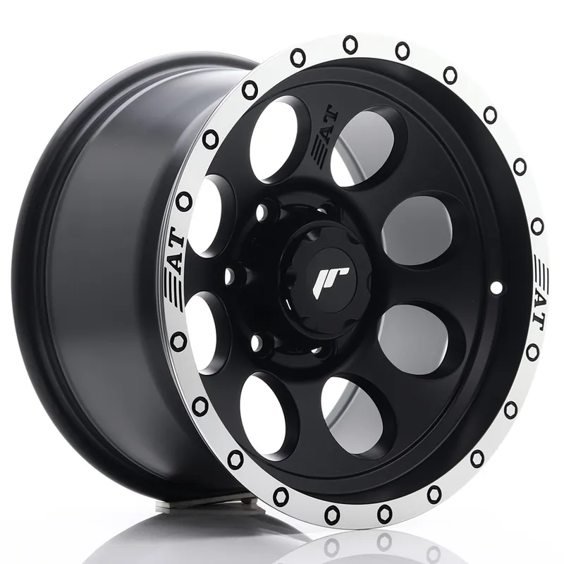 Livrare gratuită Janta aliaj 16″ JR Wheels JRX4 16×9 ET-10 6×114.3 Matt Black w/ Machined Lip