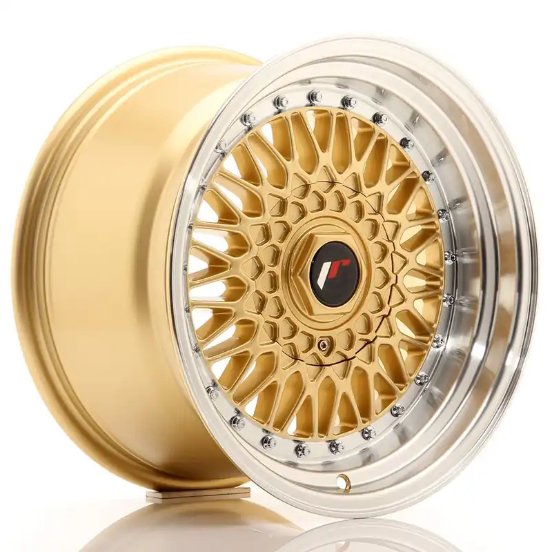 Retur ușor Janta aliaj 16″ JR Wheels JR9 16×9 ET20 4×100/108 Gold w/ Machined Lip