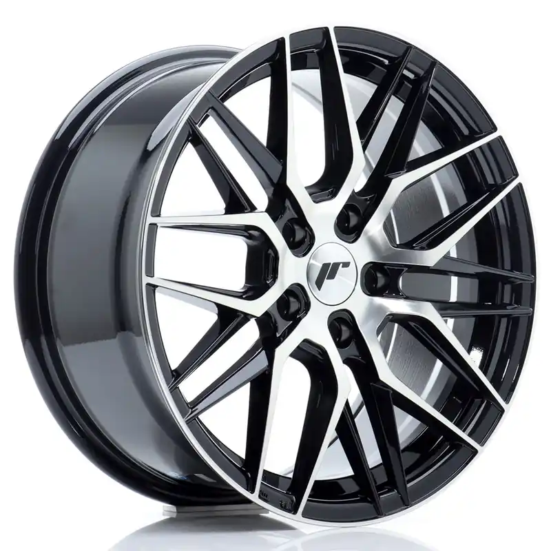 Popular Janta aliaj 17″ JR Wheels JR28 17×8 ET40 5×112 Gloss Black Machined Face