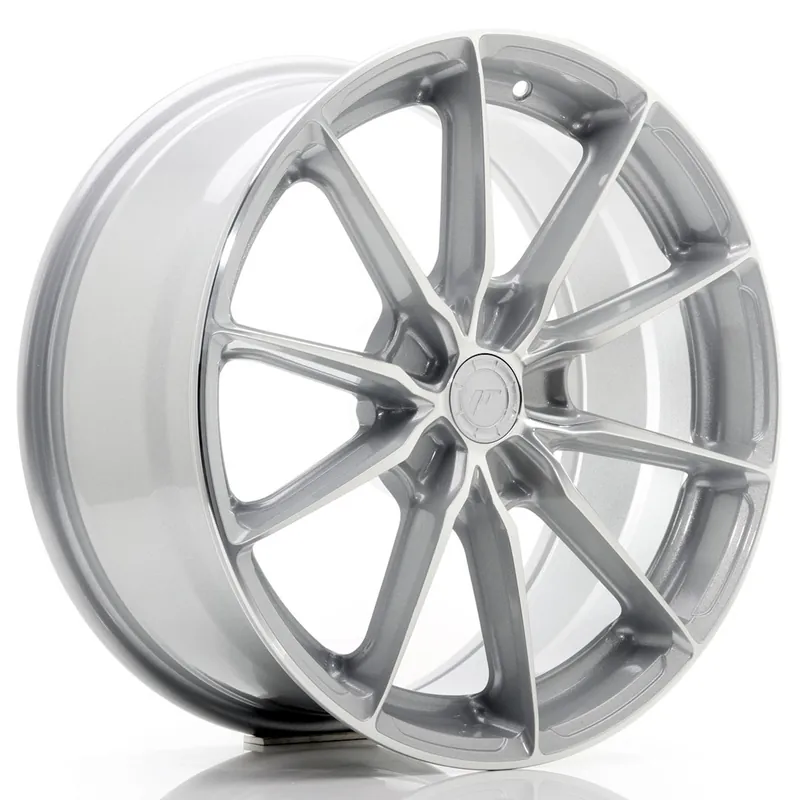 Calitate înaltă Janta aliaj 18″ JR Wheels JR37 18×8 ET20-45 5H BLANK Silver Machined Face
