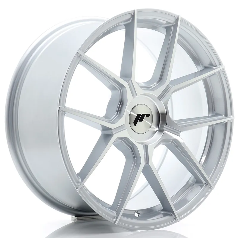 Nu rata Janta aliaj 18″ JR Wheels JR30 18×8 ET20-40 BLANK Silver Machined Face
