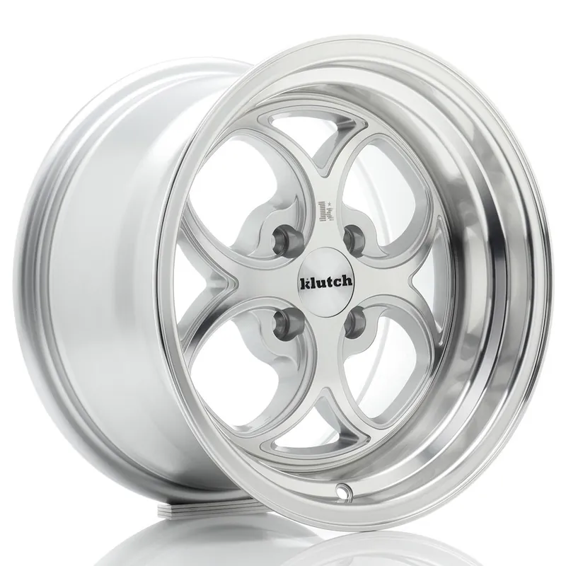 Janta aliaj 16″ Klutch SL2 16×8 ET10 4×100 Silver Machined Face Cel mai vândut