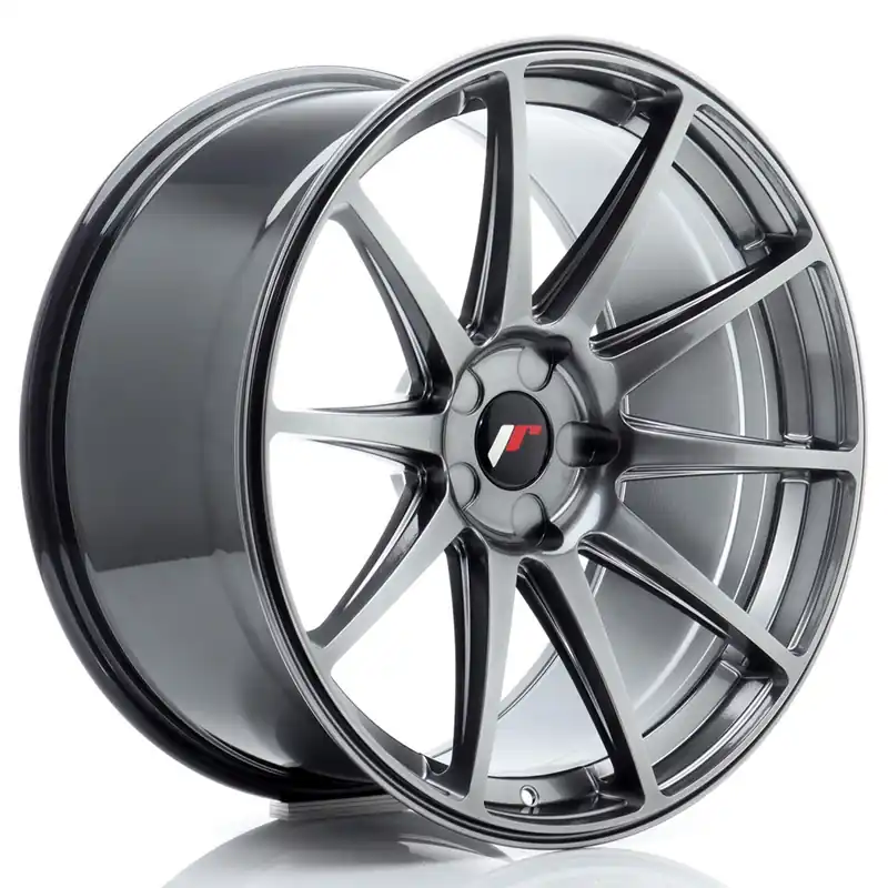 Janta aliaj 20″ JR Wheels JR11 20×10 ET20-40 5H BLANK Hyper Black Doar azi
