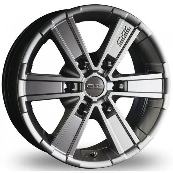 Reducere de preț Janta aliaj 17″  Oz Off-Road 6 Metal Titanium 7×17 6×139,70 Et45 92,30