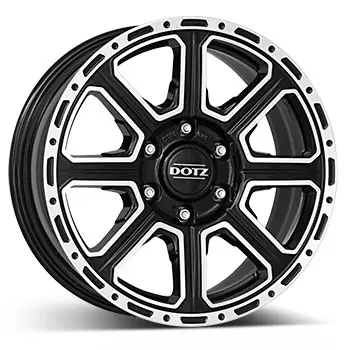 Noutate Janta aliaj DOTZ 4X4 Kalahari dark 7.00×16 6/139,70/24/93,1