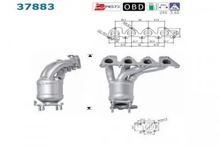 Super ofertă Catalizator Seat Ibiza III 2000-2002