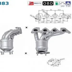 Catalizator Audi A2 2000-2005 Ofertă exclusivă