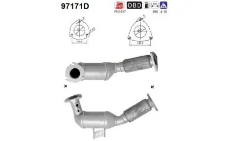 Calitate înaltă Catalizator Volvo XC70 II 2007-2016