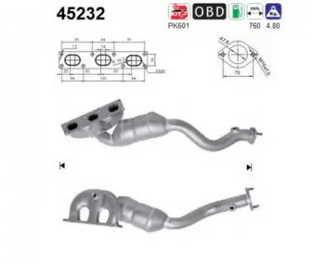 Doar azi Catalizator BMW Seria 7 (E65, E66) 2003-2008