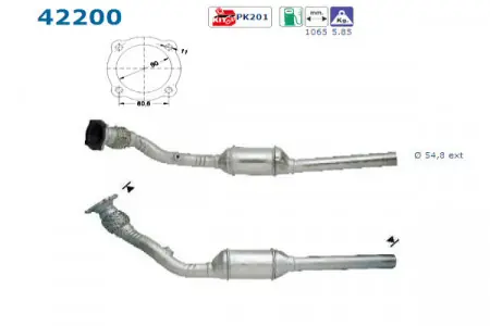 Catalizator Volkswagen Golf 4 1997-2006 Super ofertă