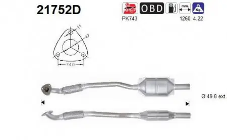 Catalizator Opel Astra G 2003-2009 Bestseller