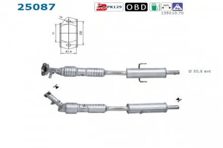 Premium Catalizator Mazda 6 2002-2007