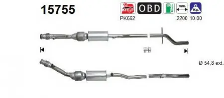 Doar azi Catalizator Citroen C5 I 2001-2004