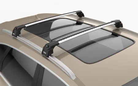 Set bare transversale portbagaj Turtle Air-v2 culoare argintie dedicate pentru MITSUBISHI ASX (Mk3) SUV 10- Ofertă specială