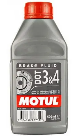 Lichid frana Motul DOT 3 & DOT 4 BRAKE FLUID 500ML Ultima șansă