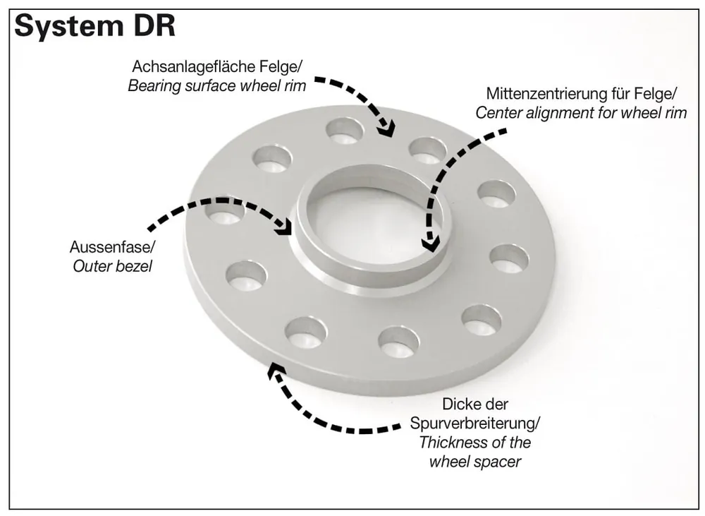 Retur ușor Distantiere roti H&R 15mm VOLVO VOLVO S90/V90 3035633 SILVER