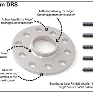 Vezi acum Distantiere roti H&R 15mm TOYOTA TOYOTA MR2 30656014 SILVER