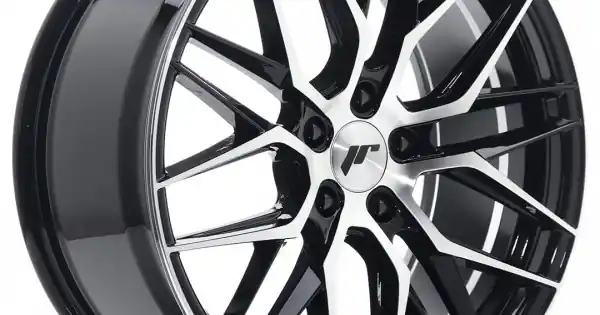 Janta aliaj JR Wheels JR28 19x8,5 ET35 5x112 Negru Lucios Diamond Cut Preț redus