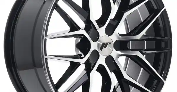 Cel mai vândut Janta aliaj JR Wheels JR28 20x8,5 ET35 5x114,3 Negru Lucios Machined