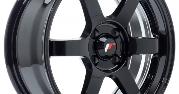 Janta aliaj JR Wheels JR3 16x7 ET25 4x100 Negru Lucios Livrare rapidă