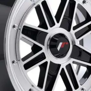 Lichidare de stoc Janta aliaj JR Wheels JR31 15x7.5 ET20 4H BLANK Negru Lucios Diamond Cut