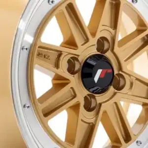 Disponibil imediat Janta aliaj JR Wheels JR31 15x7.5 ET20 4x100 Auriu w/Buza polisata