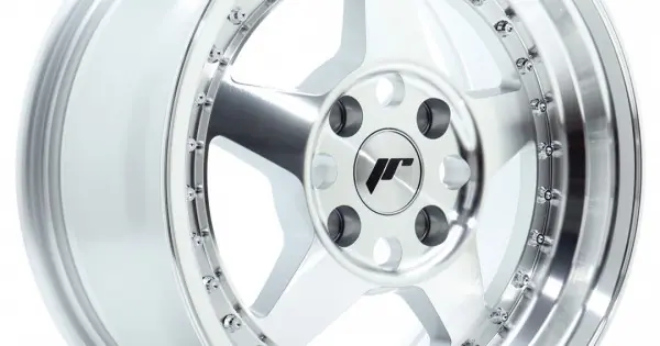 Janta aliaj JR Wheels JR6 15x7 ET25 4x100 Argintiu Diamond Cut Plată securizată