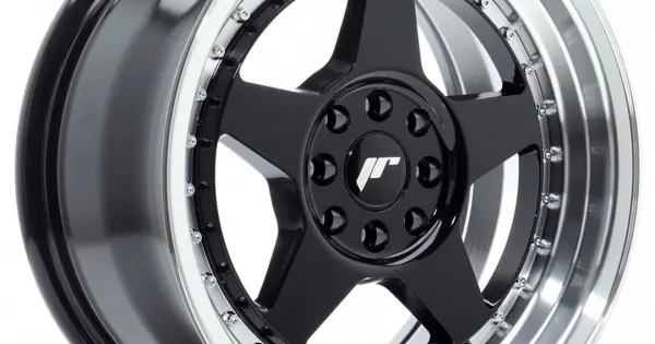 Reducere extra Janta aliaj JR Wheels JR6 16x8 ET25 4x100/108 Negru Lucios w/Buza polisata