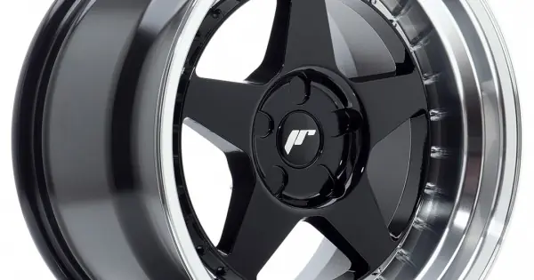 Retur gratuit Janta aliaj JR Wheels JR6 17x10 ET0-20 5H BLANK Negru Lucios w/Buza polisata