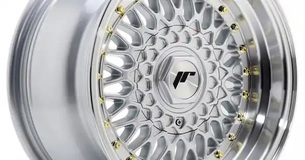 Premium Janta aliaj JR Wheels JR9 15x8 ET20 BLANK Argintiu w/Buza polisata
