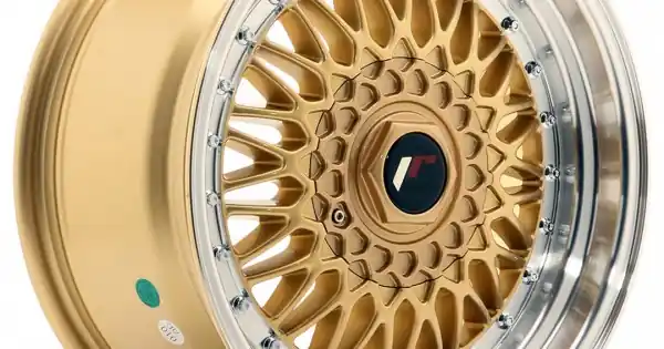 Janta aliaj JR Wheels JR9 16x8 ET25 BLANK Auriu w/Buza polisata Livrare gratuită