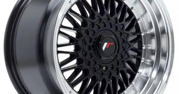 Livrare rapidă Janta aliaj JR Wheels JR9 17x10 ET20 BLANK Negru Lucios w/Buza polisata