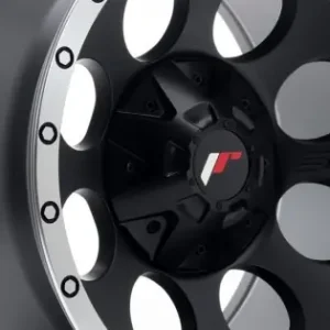 Chilipir Janta aliaj JR Wheels JRX4 16x9 ET0 5x127 Matt Negru w/Buza polisata
