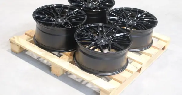 Set jante aliaj JR28 19x8,5 ET35 + 19x9,5 ET30 5x120 Negru Lucios Cumpărături sigure