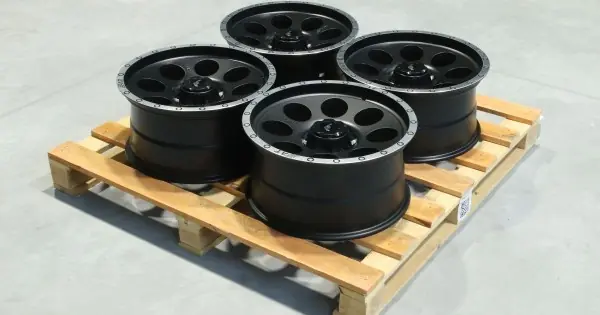 Set jante aliaj JRX4 18x9 ET20 6x139,7 Matt Negru w/ Buza polisata Calitate înaltă