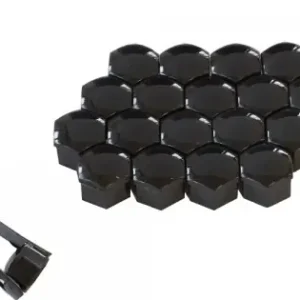 Capac Prezoane 21 Mm Negru Set 20 Buc+Cleste Calitate înaltă