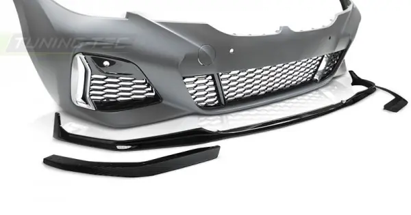 Reducere extra Bara fata 340 PERFORMANCE STYLE PDC Negru lucios compatibil cu BMW G20/G21 19-