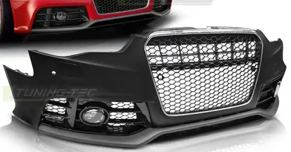 Comandă acum Bara fata sport Negru-Crom PDC compatibil cu AUDI A5 11-16