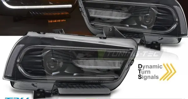 Calitate înaltă DODGE CHARGER LX II 11-15 Led negru