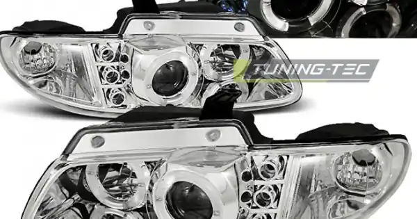 Faruri CHRYSLER VOYAGER 96-02.01 Angel Eyes crom Retur ușor