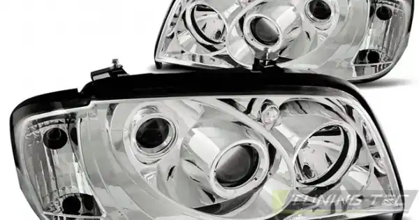Faruri crom compatibil cu MERCEDES W202 C-KLASA 06.93-06.00 Popular