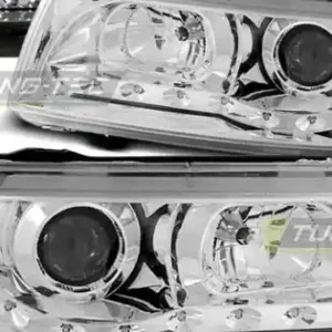 Ultima șansă Faruri cu DRL pe fundal cromat compatibil cu VW PASSAT B4 11.93-05.97