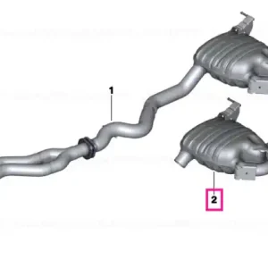 Livrare expres Silencer system BMW PERFORMANCE