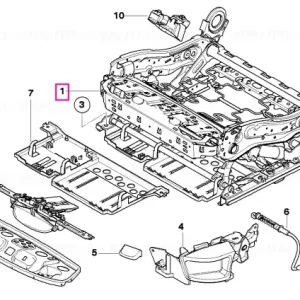 Electrical seat mechanism, left - BMW Ofertă exclusivă