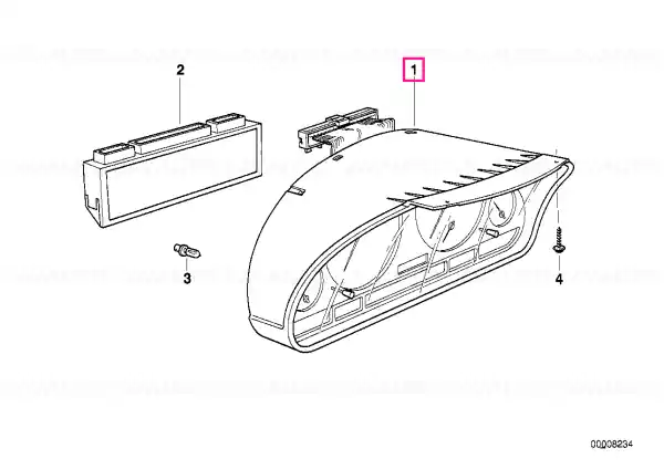 EXCH-Instrument cluster, uncoded MPH - BMW Preț mic