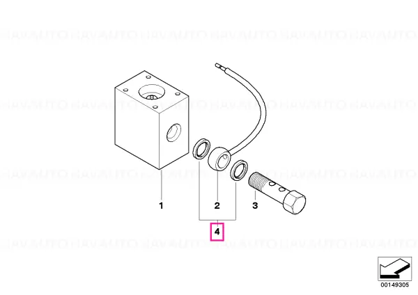 Kit garnituri conducta hidraulica - BMW Transport gratuit