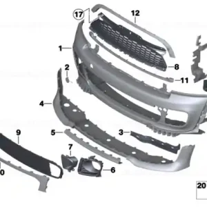 Air brake channel right - BMW - Mini Promoție